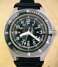 1960's Benrus type 2 class A divers watch